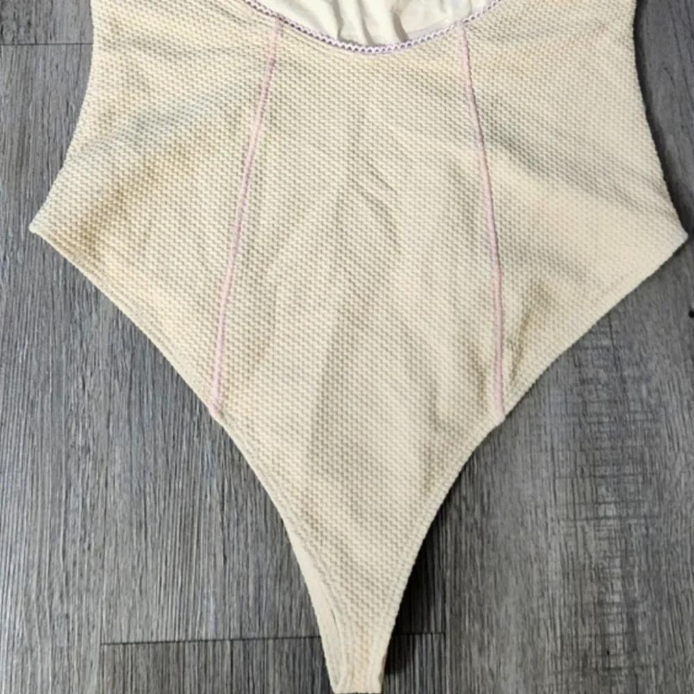 New!Frankies‎ Bikinis Julianne Waffle Cheeky One Piece Swimsuit